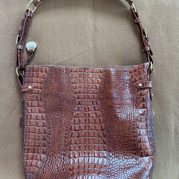 Brahmin Large Bucket Bag Pecan Melbourne - Picture 3 of 15